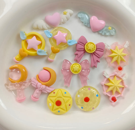 sailor moon charms