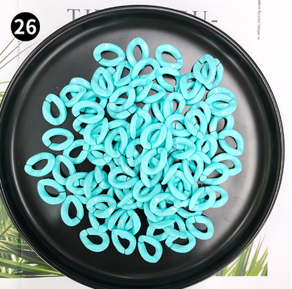 Plastic acrylic chain buckle