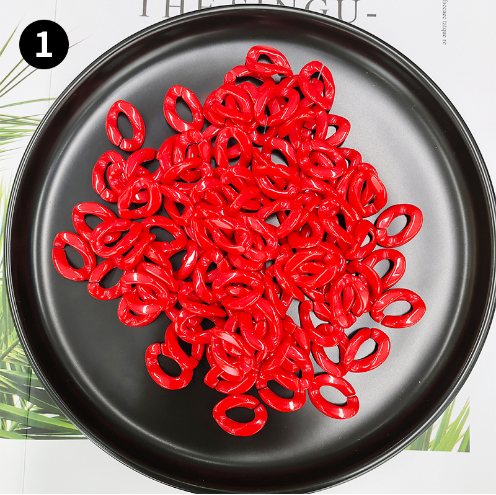 Plastic acrylic chain buckle