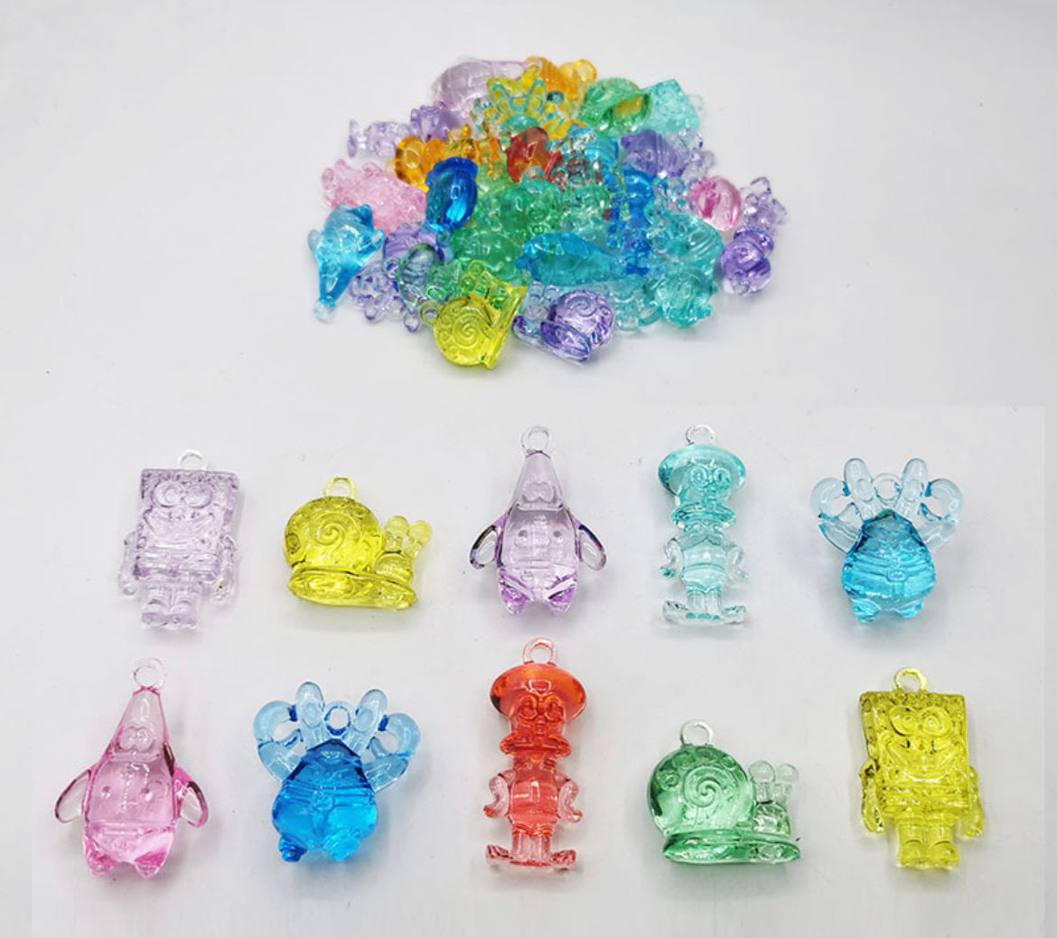 SpongeBob crystal Charms