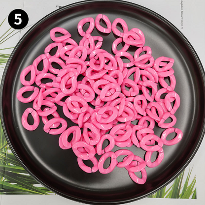 Plastic acrylic chain buckle