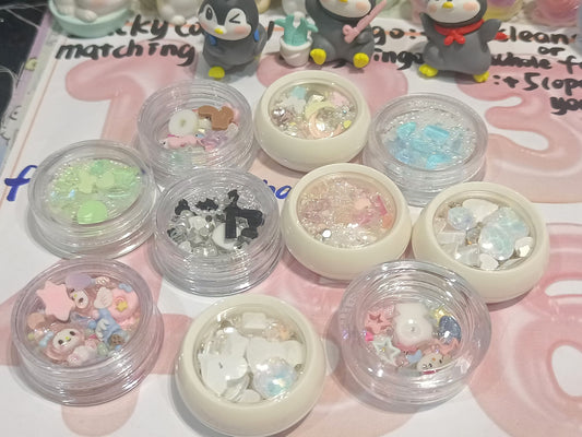 Mix nail charms